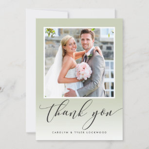 DANKE Foto Kalligraphie ombre sage