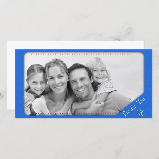 Danke Foto-Karte (Vorne/Hinten)