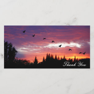 "Danke", Foto-Karte Dankeskarte