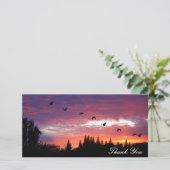 "Danke", Foto-Karte Dankeskarte (Stehend Vorderseite)