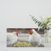 Danke, Foto-Karte Dankeskarte (Stehend Vorderseite)