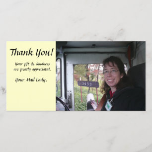 Danke Foto-Karte - Mailman