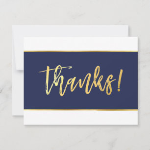 DANKE FOTO modern navy gold schrift