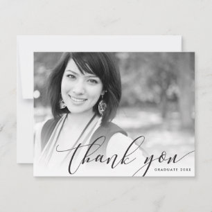 DANKE FOTO moderne Luxus Kalligrafie schwarz