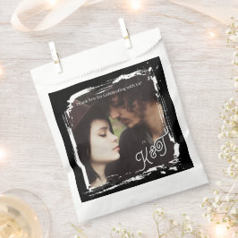 Danke | Foto-Vorlage Hochzeit Geschenktütchen