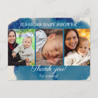 Danke Foto zur Babyparty zum kleinen Ritter Drache