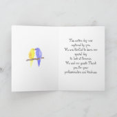 Danke, Fotograf Wedding Dankeskarte (Innenseite)