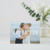 Danke Fotokarte Postkarte (Stehend Vorderseite)