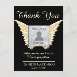 Danke | FotoMemorial hinzufügen Postkarte