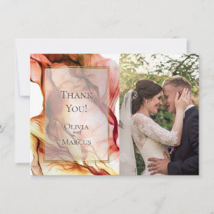 DANKE    FOTORAHMEN Herbstfarben Abstract 4