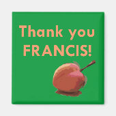 Danke Francis! Magnet (Vorne)