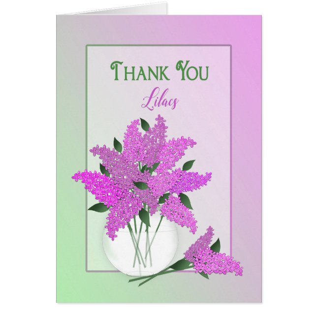 Danke, freier Raum nach innen, Fliedern in einem (Vorne)