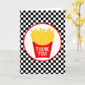 Danke, French Fries Karte (Gelbe Blume)