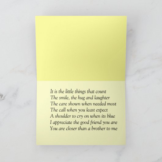 DANKE FREUND (Innenseite)