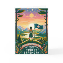 Danke, freundlicher Pfadfinder! Dankeskarte