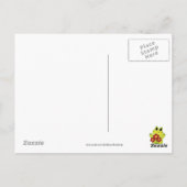 Danke Frosch Animal Postcard Postkarte (Rückseite)