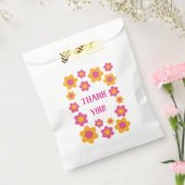 Danke, Frühlingsfarben rosa gelbe Blumen Geschenktütchen (Versiegelt)