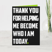 Danke, Funny Dankeskarte (Vorderseite)