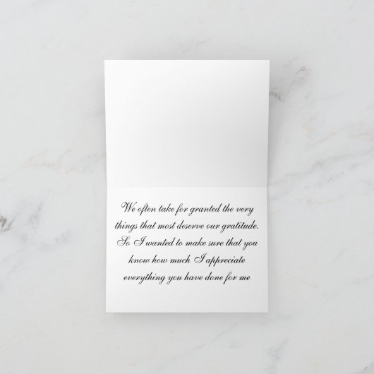 Danke für all deine Hilfe (Innenseite)