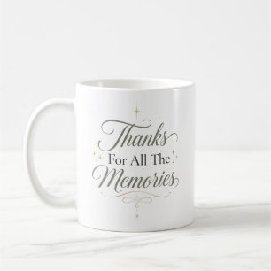 Danke für all die Erinnerungen Kaffeetasse