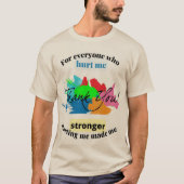 Danke für alle, die mir Essential T-Shi wehgetan h T-Shirt (Vorderseite)