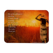 Danke - für alle Geschenke, die Sie mir gegeben ha Magnet (Horizontal)