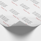 Danke für alle geschenkpapier (Ecke)