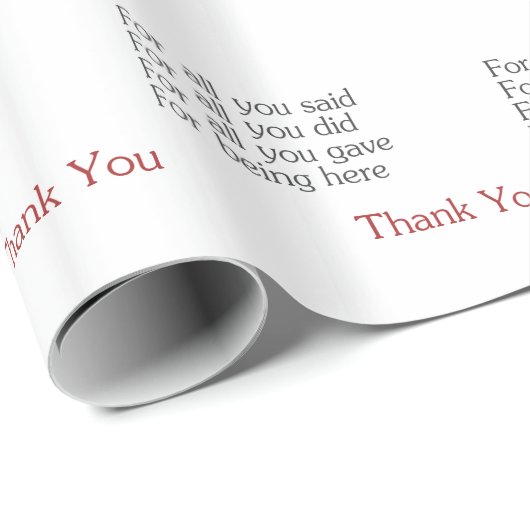 Danke für alle geschenkpapier (Rolleneckpunkt)