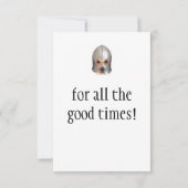 Danke für alle guten Zeiten Corgi (Rückseite)