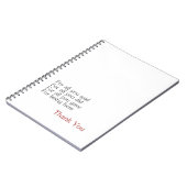 Danke für alle notizblock (Linke Seite)