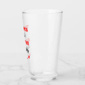 Danke für alle Orgasmen schwarz Glas (Links)