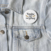 Danke für alles Erntedank Funny Button (Beispiel)