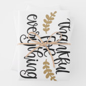 Danke für alles Erntedank Funny Geschenkpapier Set (Beispiel)