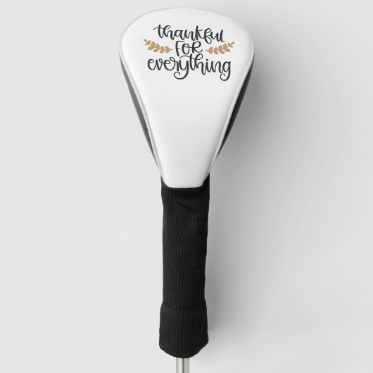 Danke für alles Erntedank Funny Golf Headcover (Vorderseite)