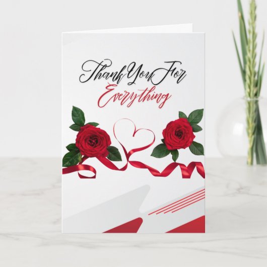 Danke für alles (John 15:12-13) Karte (Vorderseite)