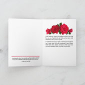 Danke für alles (John 15:12-13) Karte (Innenseite)