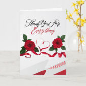 Danke für alles (John 15:12-13) Karte (Gelbe Blume)