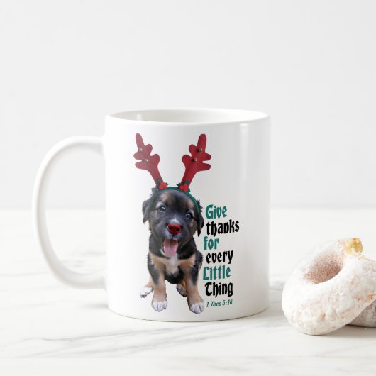 Danke für alles Kleine Kaffeetasse (Mit Donut)