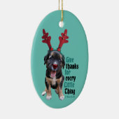 Danke für alles Kleine Keramik Ornament (Rechts)