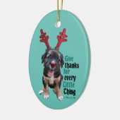 Danke für alles Kleine Keramik Ornament (Links)