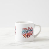 Danke für alles, Mama" Espresso Tasse (Rechts)