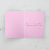 Danke für alles Mama Muttertag Pink Karte (Innenseite)