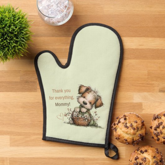Danke für alles, Mama! Ofenhandschuh (Oben unten)