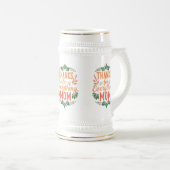 Danke für alles, Mama" - Stein 22 oz Bierglas (VorderseiteRechts)