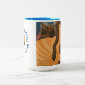 Danke für alles Mama Zweifarbige Tasse (Mittel)