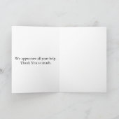 Danke für alles, was du tust! (Innenseite)