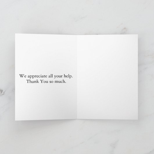 Danke für alles, was du tust! (Innenseite)