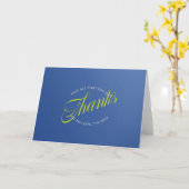 Danke für alles, was Sie tun Karte (Gelbe Blume)