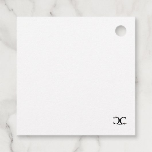 Danke für Bean (Sein) ein Cooler Lehrer Geschenkanhänger (Rückseite)