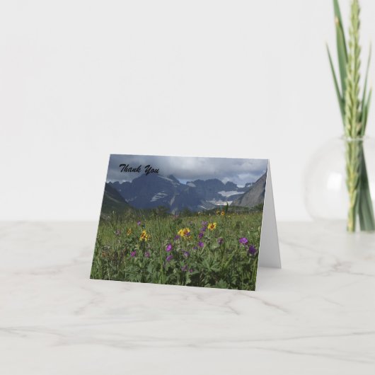 Danke für Beileid, Wildblumen in den Bergen (Vorderseite)